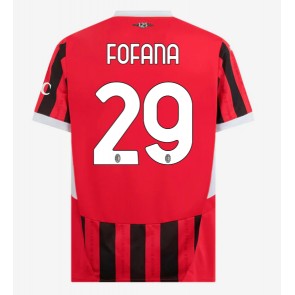 AC Milan Youssouf Fofana #29 Domaci Dres 2024-25 Kratak Rukavima